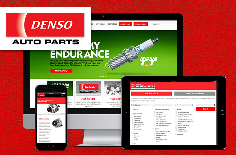 DENSO Auto Parts Website